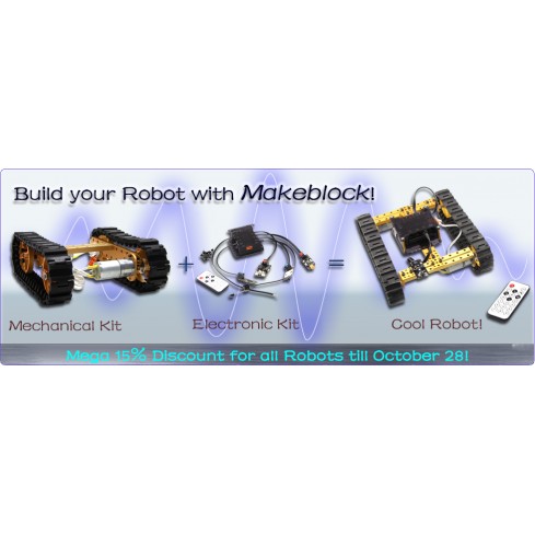15% Discount for all Makeblock Products till October 28!